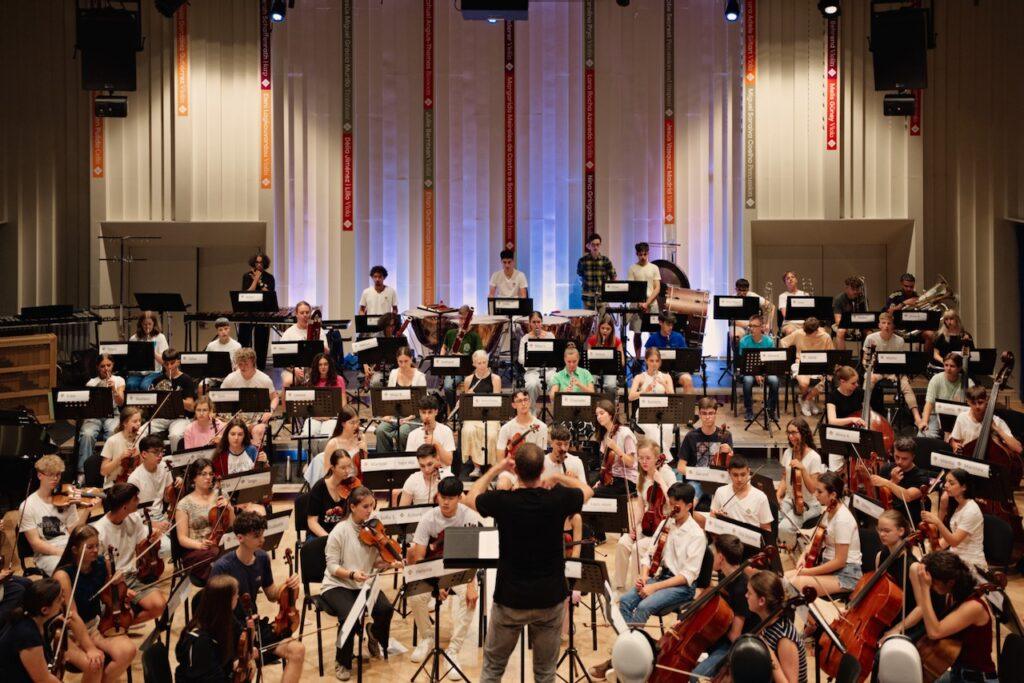 orchestra rehearsal